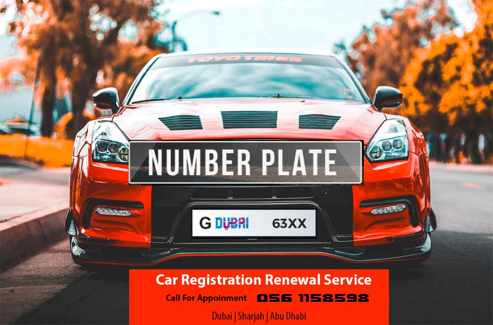 car registration dubai 24 hours