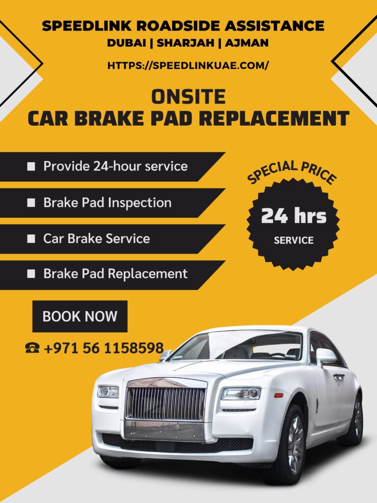 Onsite Car Brake pad Replacment Dubai